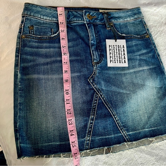 Pistola Denim Blue Mini Skirt - Picture 7 of 7